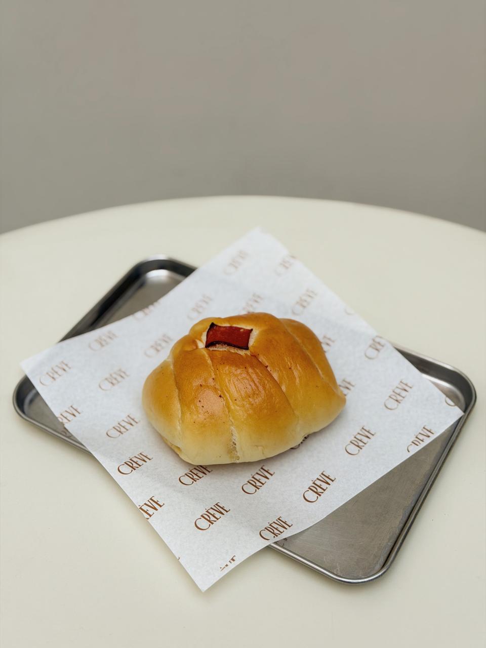 Salt Bread Smoked Beef Mozzarella